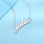 Custom Name Necklace (Silver)