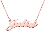 Custom Name Necklace (Rose Gold)