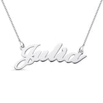 Custom Name Necklace (Silver)