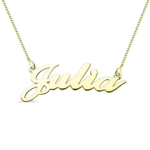 Custom Name Necklace (Gold)